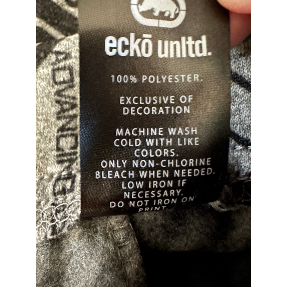 Men's Ecko Unltd. Grey Black Athletic Shorts XL - Picture 6 of 6